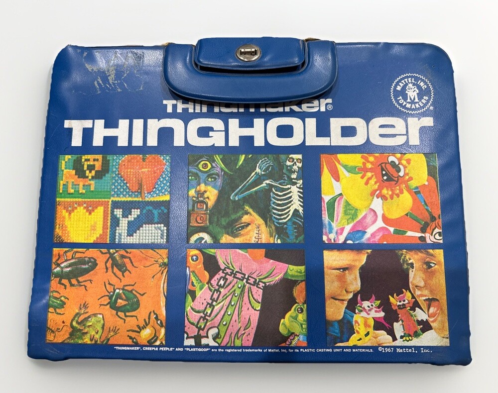1967 Mattel Creepy Crawlers Thingmaker Thingholder CarryCase For Creepy Crawlers